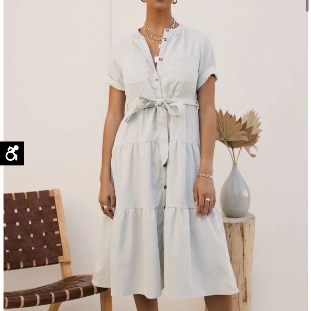 BOHME Corduroy Midi Dress